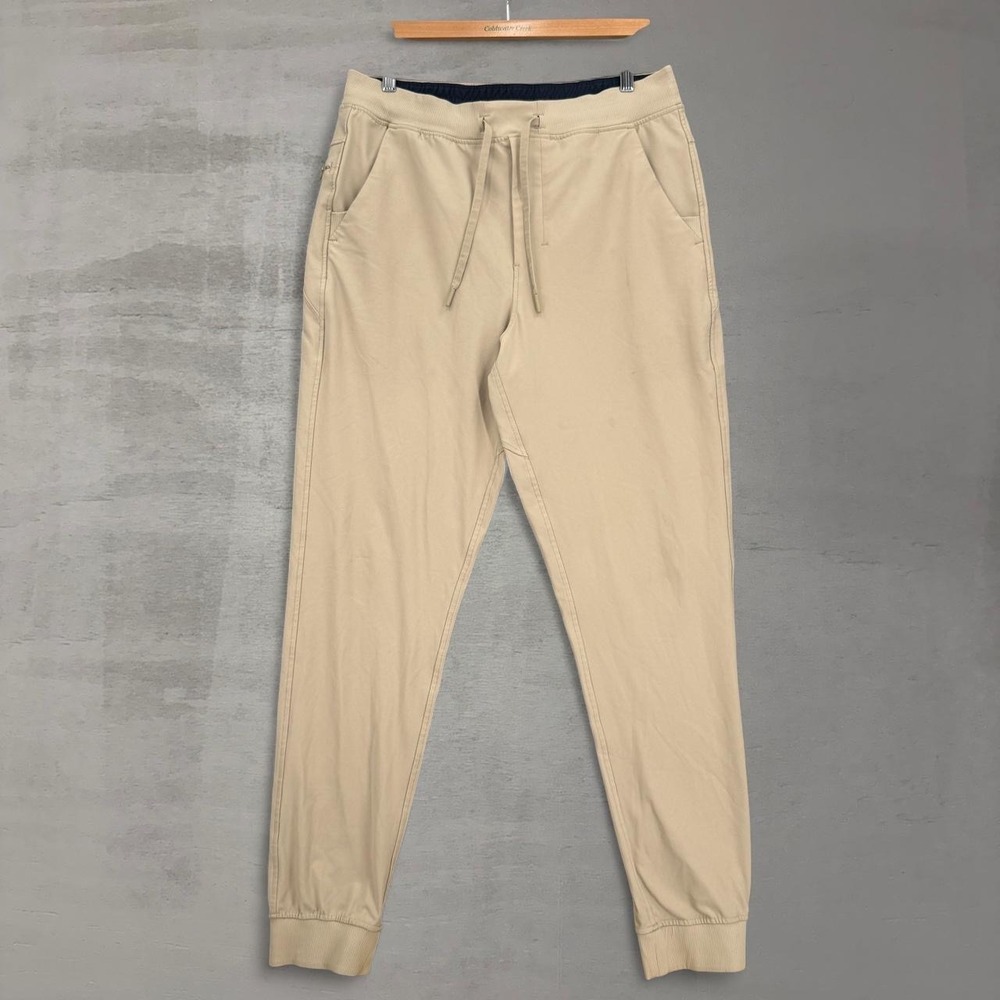 Birddogs Joggers Tan Khaki Lined Performance Drawstring Pants‎ XL